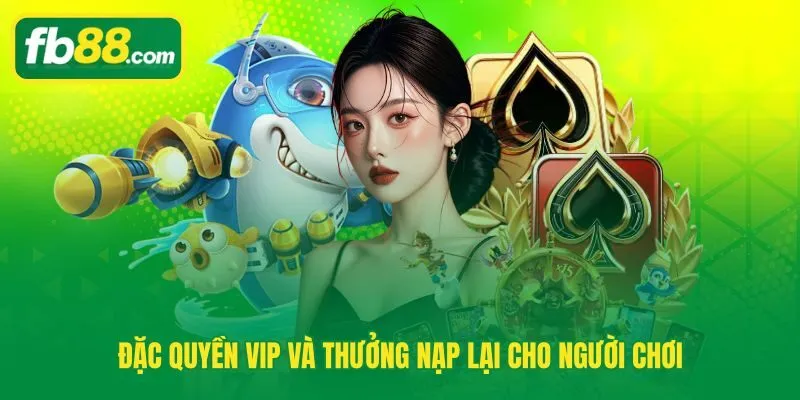 Hệ thống phân tầng VIP gắn với khuyến mãi FB88 nạp lại