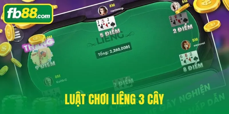 Luật Chơi Liêng 3 Cây
