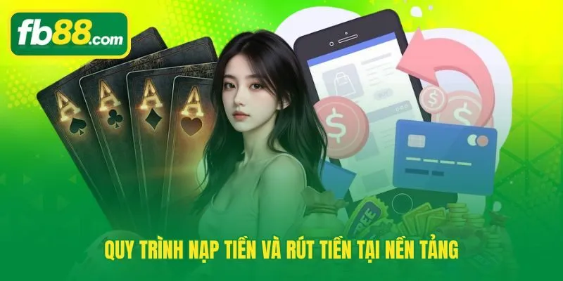 Dòng tiền FB88 từ nạp đến rút với ba phương thức xử lý trong phút
