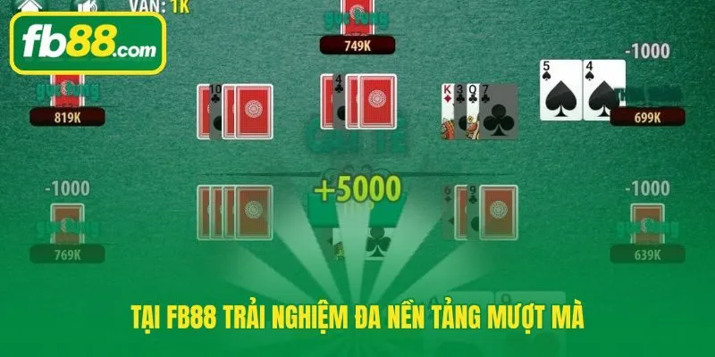 Chơi tiến lên miền Nam online liền mạch